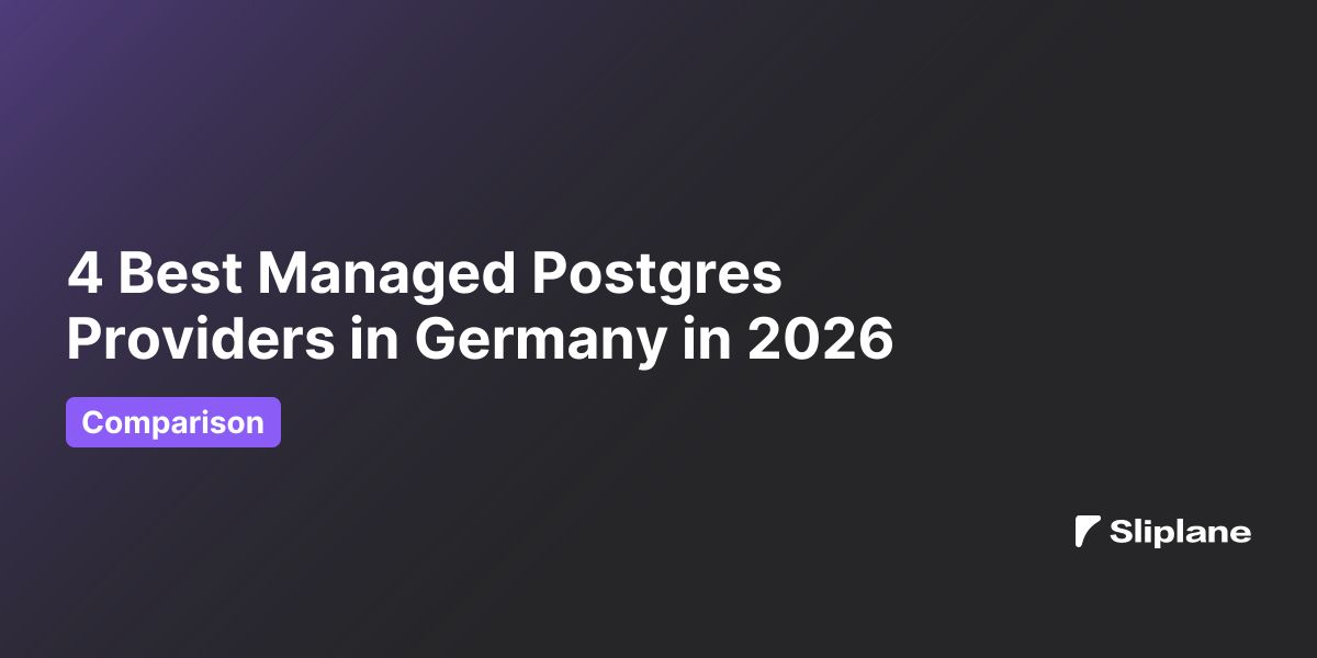 4 beste Managed Postgres Provider in Deutschland in 2026
