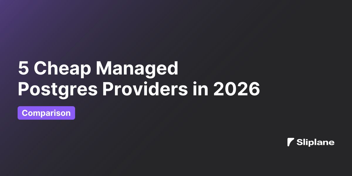 5 günstige Managed Postgres Provider in 2026