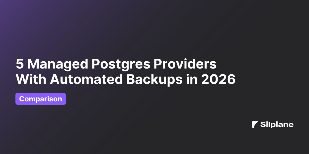 5 Managed Postgres Provider mit automatischen Backups in 2026