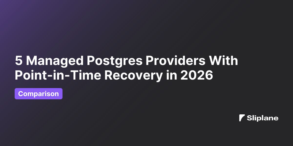 5 Managed Postgres Provider mit Point-in-Time Recovery in 2026
