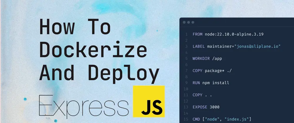Wie man Express.js APIs dockerisiert und deployed